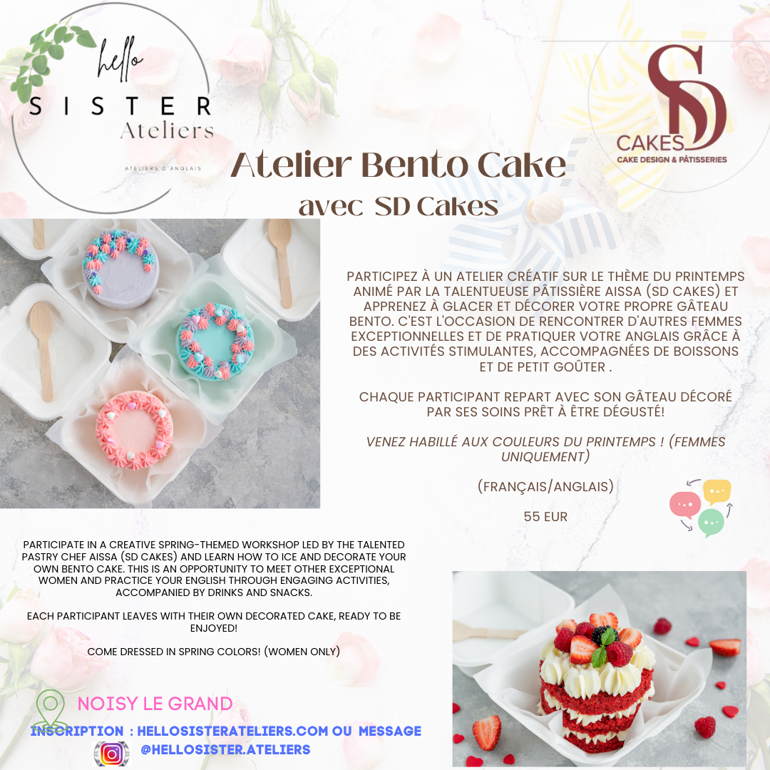 Atelier Bento Cake 25 Mai