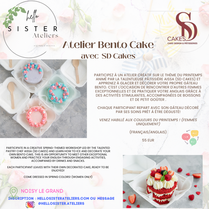 Atelier Bento Cake 25 Mai